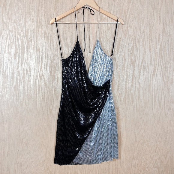 Alice & Olivia Ally Wrap Mini Dress - Picture 8 of 16